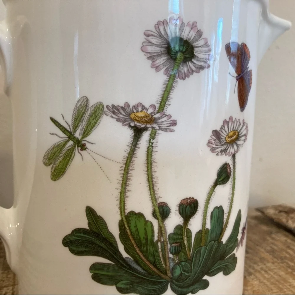 Portmeirion Ceramic Floral The Botanic Garden Pitcher Vase Made in Britain Jug